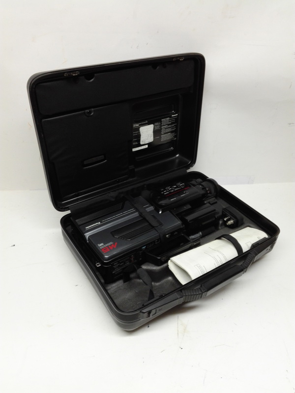 camara video vhs panasonic m5_maleta_accesorios plastico 22_5x40x18_5 1u